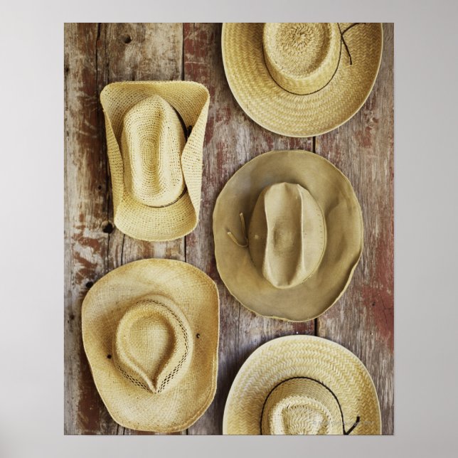 Affiche Casquettes Cowboy (Devant)