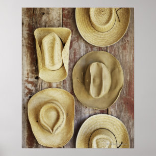 Affiche Casquettes de cowboy