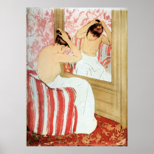 Affiche Cassatt - Coiffure