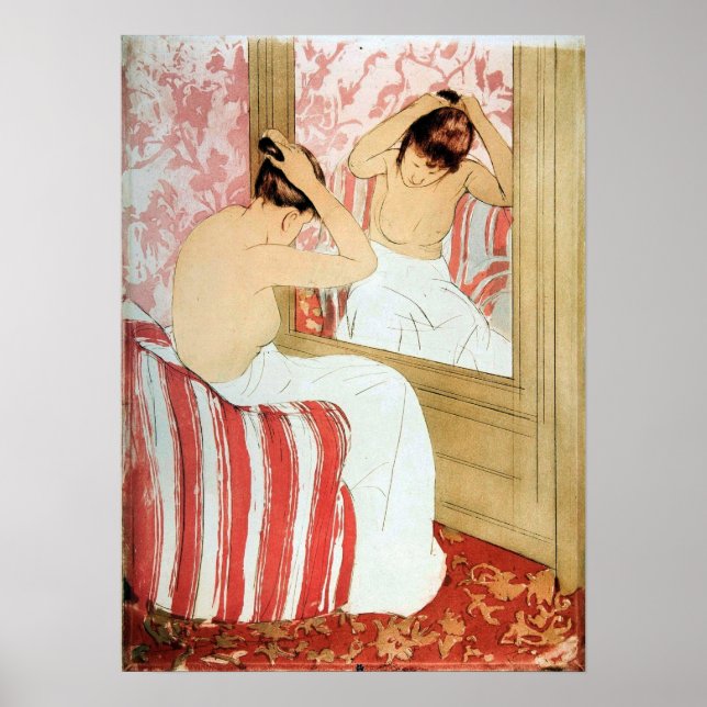 Affiche Cassatt - Coiffure (Devant)