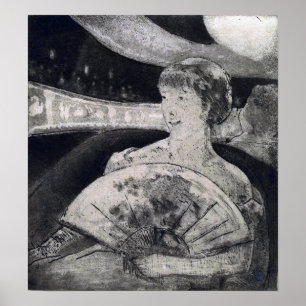 Affiche Cassatt - En Boîte D'Opéra