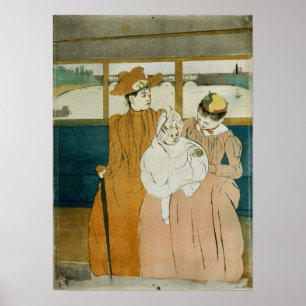 Affiche Cassatt - En Omnibus