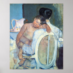 Affiche Cassatt - Femme Assis Avec Un Enfant Dans Les Bras