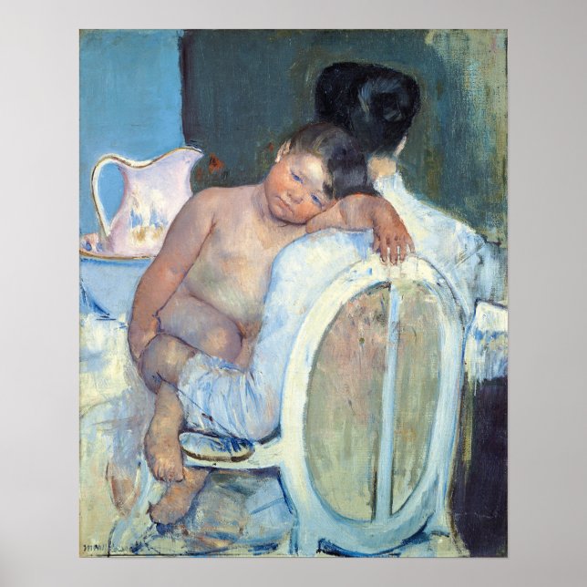 Affiche Cassatt - Femme Assis Avec Un Enfant Dans Les Bras (Devant)