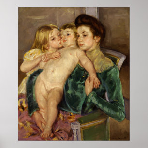 Affiche Cassatt - La Caresse