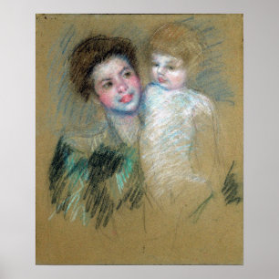 Affiche Cassatt - Mère et Enfant
