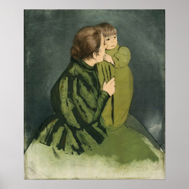 Affiche Cassatt - Mère paysanne et enfant (Devant)