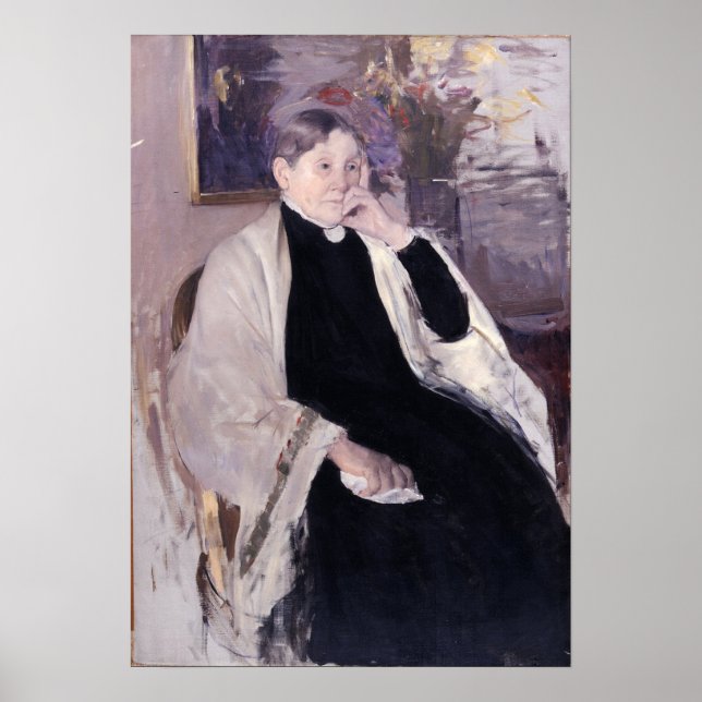 Affiche Cassatt - Mme Robert S. Cassatt La mère de l'artis (Devant)