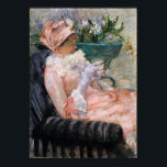 Affiche Cassatt - Tasse De Thé<br><div class="desc">Coupe du thé de Mary Cassatt. Pour plus d'images prêtes à l'affiche du livre 67 "Mary Cassatt - Peintures & Dessins" de Zedign Art Series,  visitez https://books.zedign.com/zas/67.html</div>