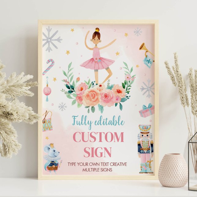 Affiche Casse-Noisette Ballet Anniversaire fête Symbole pe (Créateur téléchargé)