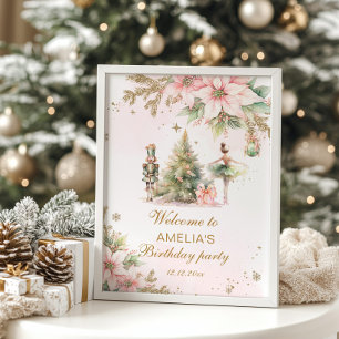 Affiche Casse-noisette de l'Onederland d'hiver Bienvenue r