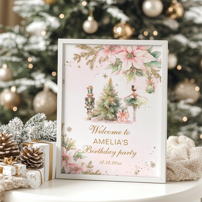 Affiche Casse-noisette de l'Onederland d'hiver Bienvenue r (Créateur téléchargé)