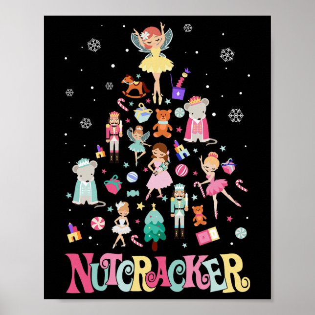 Affiche Casse-Noisette de Noël Squad Danse Ballet Correspo (Devant)