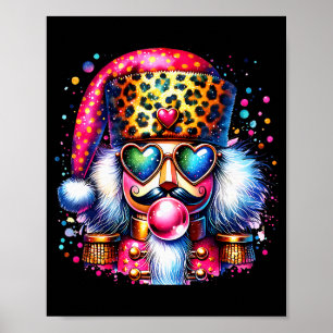 Affiche Casse-Noisette Mignon Qui Souffle Du Bubble Gum Nk