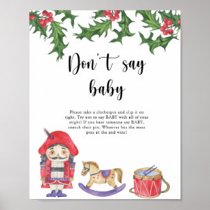 Affiche Casse-Noisette - N'utilisez pas le mot bébé Affich