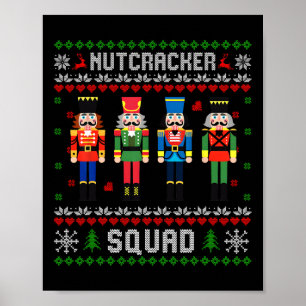 Affiche Casse-Noisette Squad Danse de ballet Noël Correspo