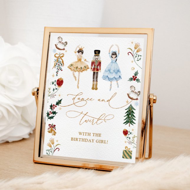 Affiche Casse-noix danse et tournoi avec la fille d'annive (Créateur téléchargé)