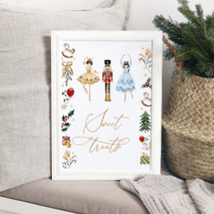 Affiche Casse-noix sucre prune fée anniversaire gâteries s