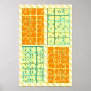 Affiche Casse-tête Sudoku