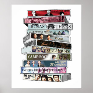 Affiche Cassette Tapes Jonas Brother