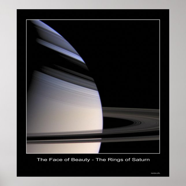 Affiche CassiniMission-Face0fBeauty-Saturn (Devant)