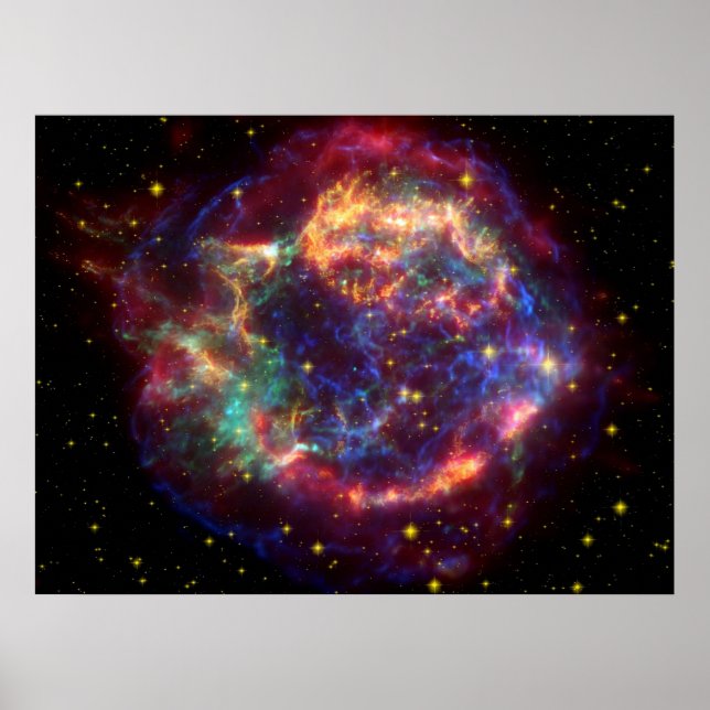 Affiche Cassiopeia A supernova (Devant)