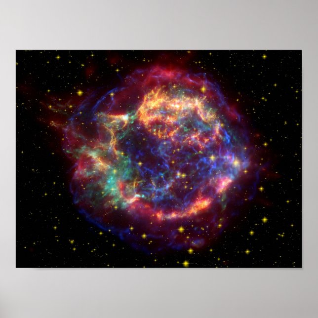 Affiche Cassiopeia Galaxy Remnant Supernova (Devant)