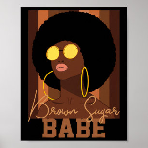 Affiche Cassonade Soyez fières Femmes noires afro-américai