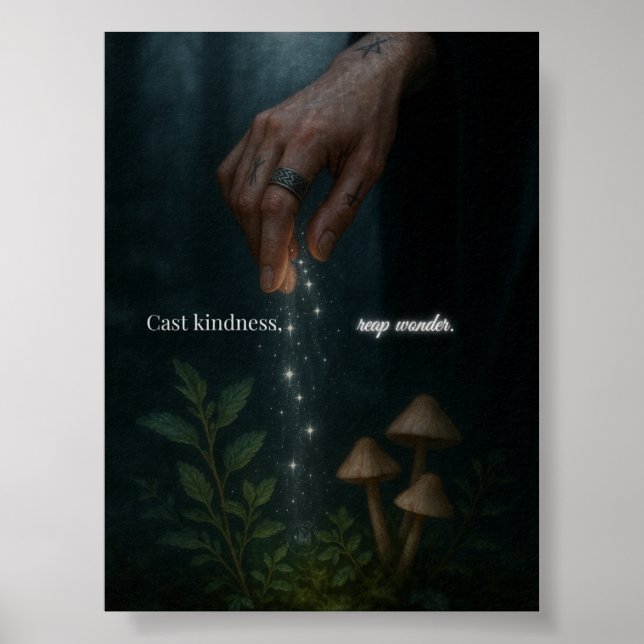Affiche Cast Kindness Reap Wonder Uplifting Motivational (Devant)