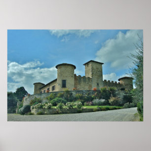 Affiche Castello di Gabbiano, Italie - Photographie Imprim