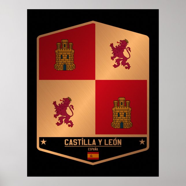 Affiche Castilla y León (Devant)