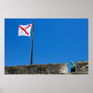 Affiche Castillo de San Marcos, Monument National, Floride