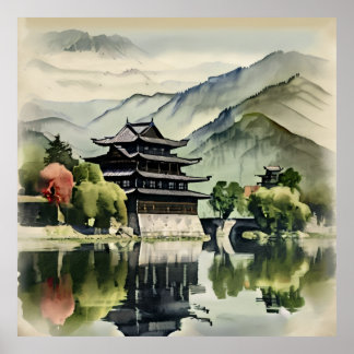 Affiche Castle In The Mountains