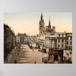 Affiche Castle Street, Aberdeen, Scotland Archival Print