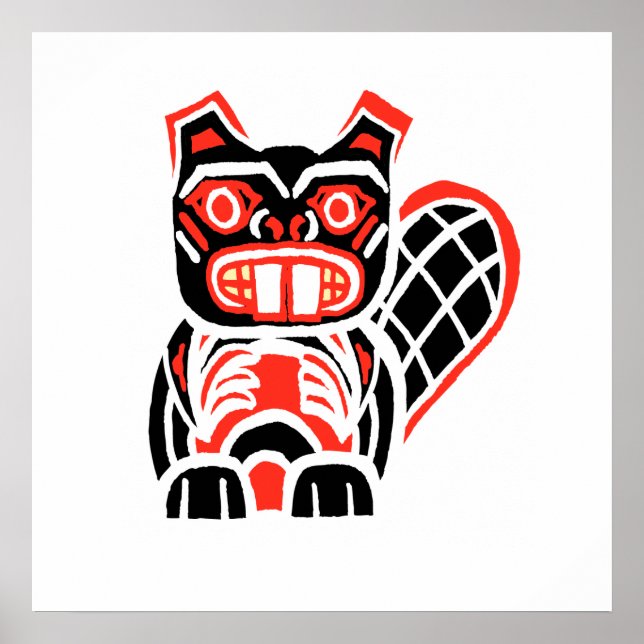 Affiche castor noir (Devant)