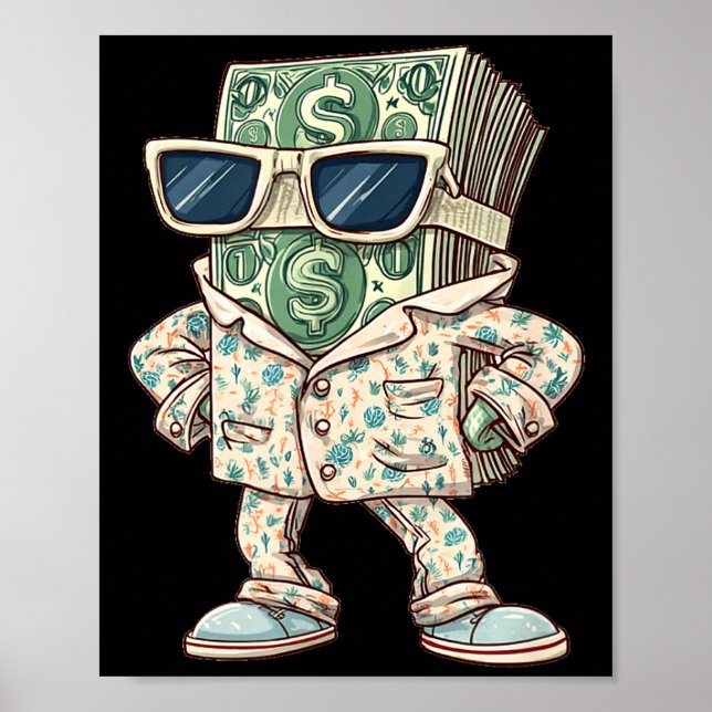 Affiche Casual Money Sleepwear Costume For Cash Lovers  (Devant)