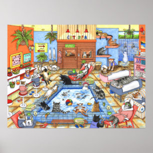 Affiche Cat 635 Cat Spa