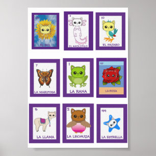 Affiche Cat Art Lottería,