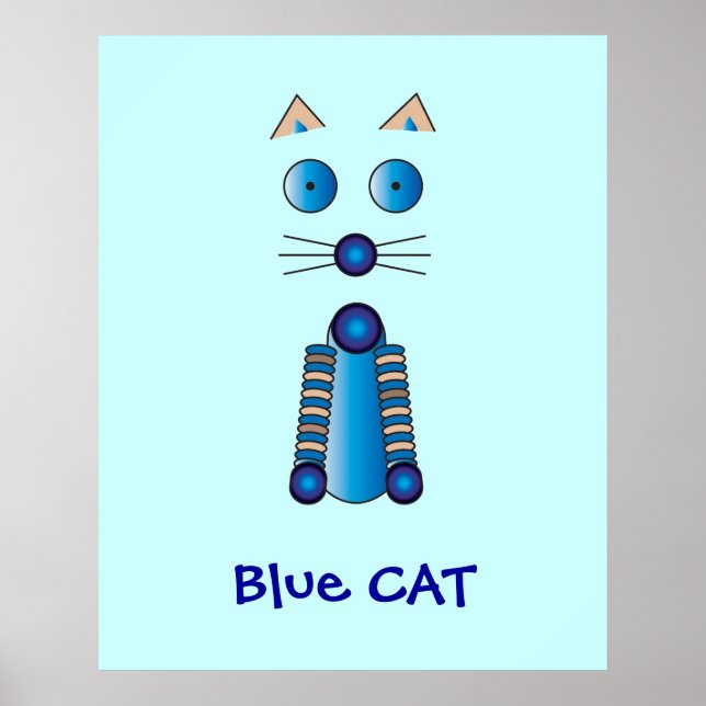 Affiche CAT bleu (Devant)