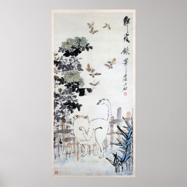 Affiche Cat & Butterfly, XuGu (Zhu Huairen) (Devant)
