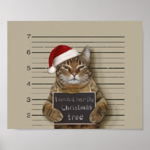 Affiche Cat Christmas