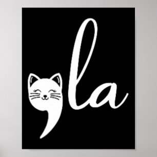 Affiche Cat Comma La Kamala Harris Pour Président 2024 Ele