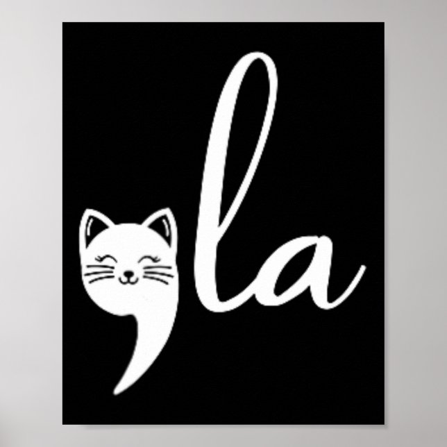 Affiche Cat Comma La Kamala Harris Pour Président 2024 Ele (Devant)