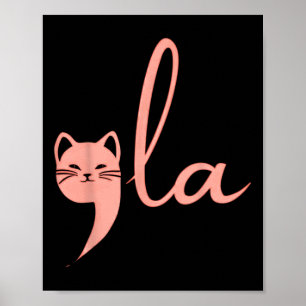 Affiche Cat Comma La Kamala Harris Pour Président 2024 Ele