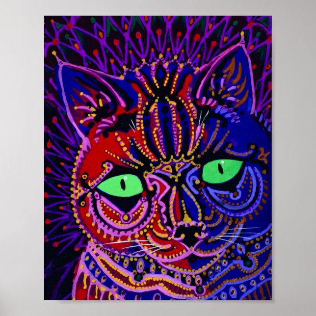Affiche Cat de Louis Wain (Devant)