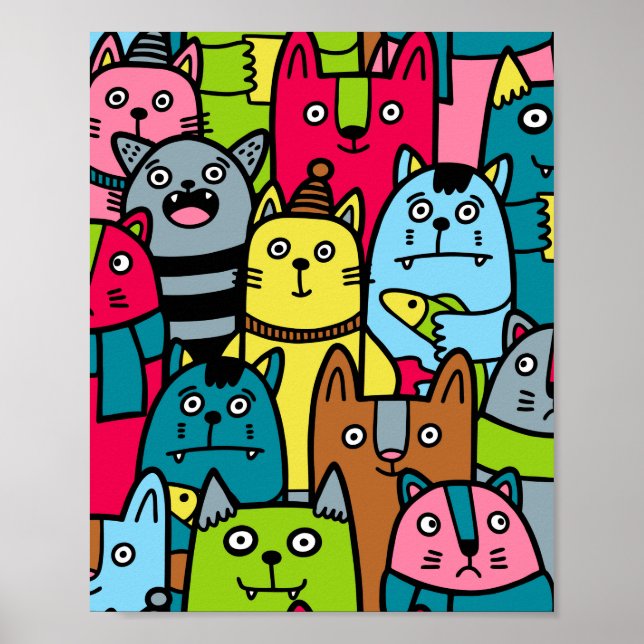 Affiche Cat et kitten (Devant)