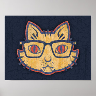 Affiche Cat Nerd