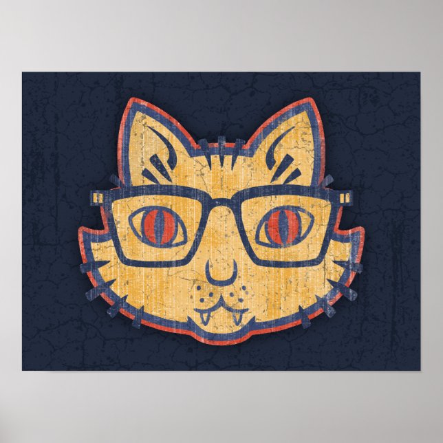 Affiche Cat Nerd (Devant)