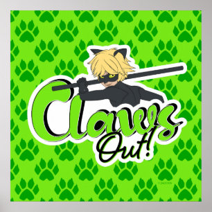 Affiche Cat Noir Claws Out !