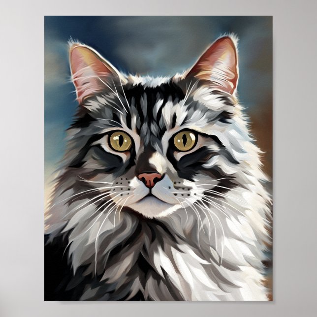 Affiche Cat numérique 765 (Devant)